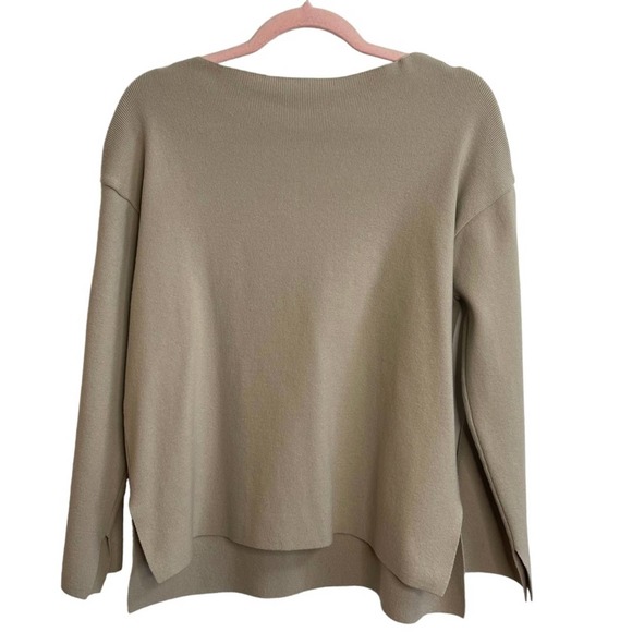 yan13 Sweaters - Yan13 Yanthirteen Beige Boatneck Sweater